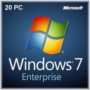 Windows 7 Enterprise 32bit/64bit for 20 PC Devices